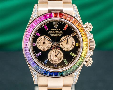 rolex daytona rainbow rose gold retail price|Rolex daytona rainbow 2022 price.